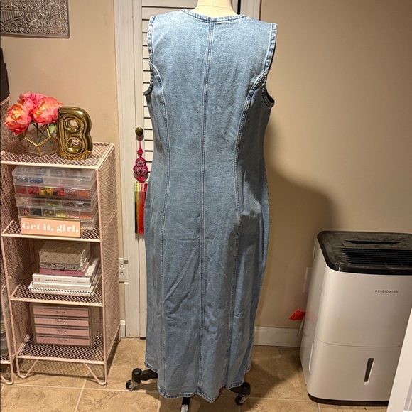 Abercrombie & Fitch denim maxi dress - Picture 4 of 5